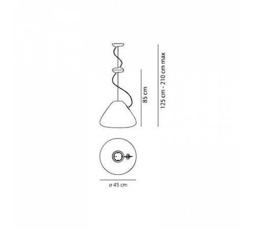 Подвесной светильник Artemide 1603010A