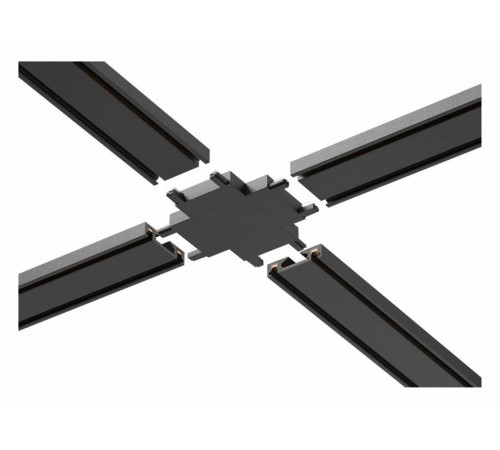 Соединитель X-образный для треков накладных Aployt Magnetic track 48 APL.0181.00.06