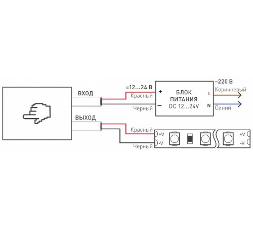 Диммер сенсорный Arlight LN-200 018105