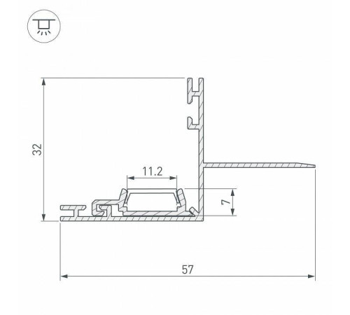 Профиль Arlight PAK-EDGE-2000 021721