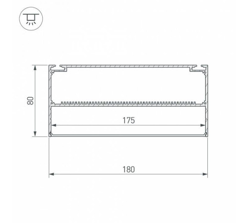 Короб подвесной Arlight ARH-POWER 027921
