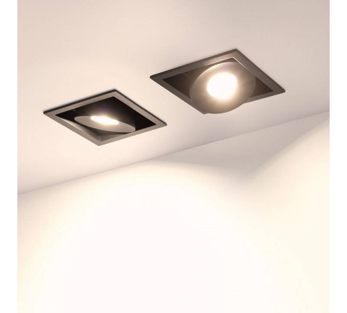 Встраиваемый светильник Arlight CL-SIMPLE-S80x80-9W Warm3000 (BK, 45 deg) 028149