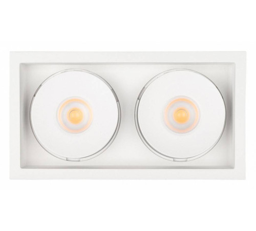 Встраиваемый светильник Arlight CL-SIMPLE-S148x80-2x9W Day4000 (WH, 45 deg) 028150