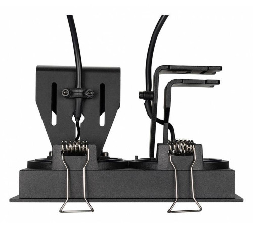 Встраиваемый светильник Arlight CL-SIMPLE-S148x80-2x9W Warm3000 (BK, 45 deg) 028151