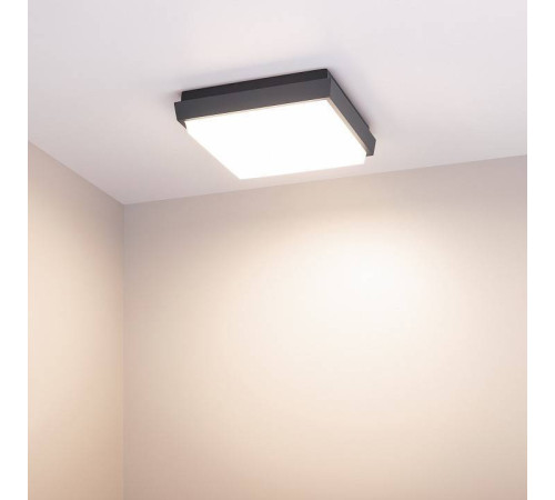 Накладной светильник Arlight Area 12 Вт 3000 К черный 032426