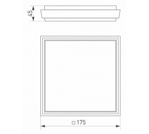 Накладной светильник Arlight Area 12 Вт 3000 К черный 032426