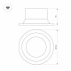 Встраиваемый светильник Arlight BREEZE-R85-10W Day4000 WH 036621