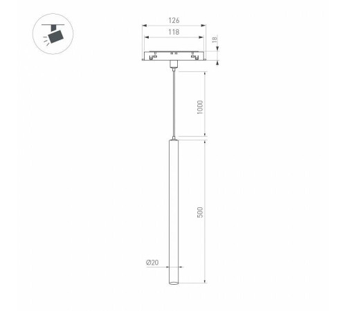 Подвесной светильник Arlight MAG-ORIENT 044505