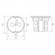 Подрозетник Arlight RMB 044895
