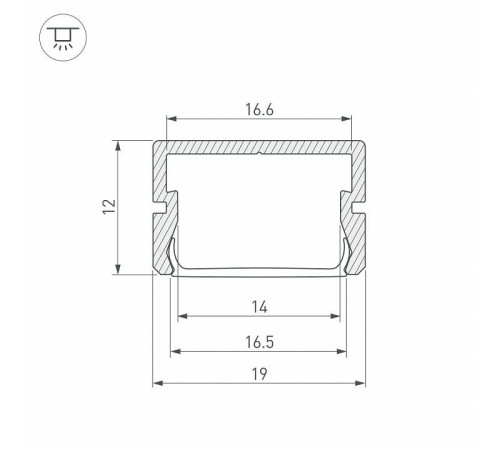 Профиль накладной Arlight SILER 045498