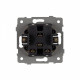 Выключатель самовозвратный двухклавишный без рамки Arlight SWT 049886