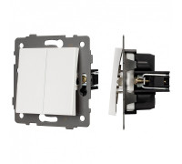 Выключатель двухклавишный без рамки Arlight SWT 049887