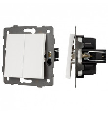 Выключатель двухклавишный без рамки Arlight SWT 049887