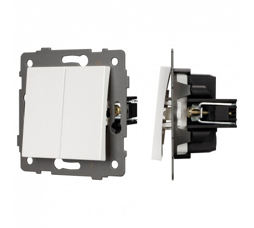 Выключатель двухклавишный без рамки Arlight SWT 049887