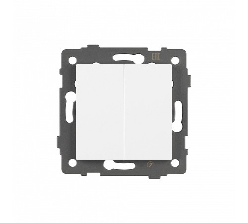 Выключатель двухклавишный без рамки Arlight SWT 049887