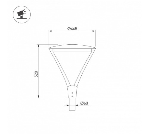 Консольный светильник Arlight OSARIS 051857