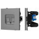 Розетка двойная Ethernet RJ-45 и со шторками, без рамки Arlight SCT-TENDO 054102