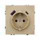 Розетка с заземлением и 2хUSB type A, без рамки Arlight SCT 054286