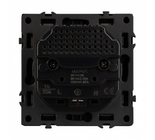 Розетка с заземлением и 2хUSB type A, без рамки Arlight SCT 054287