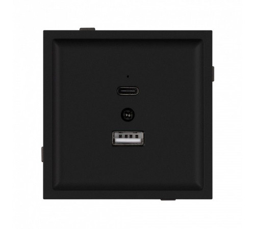 Розетка 2хUSB type A и C без рамки Arlight SCT-TENDO 054536