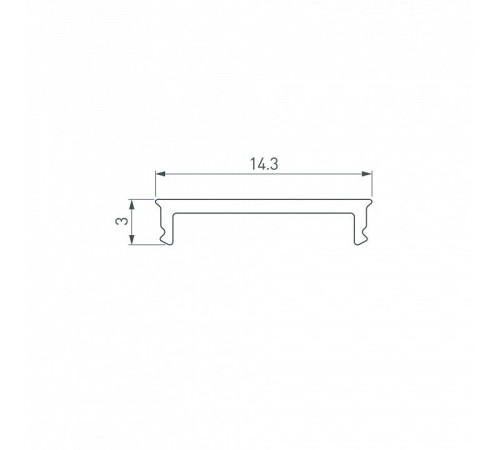 Рассеиватель Arlight SLIM15 056893