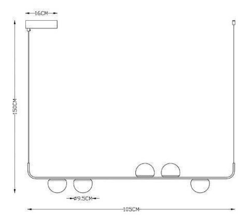 Подвесной светильник Arte Lamp Poplar A2174SP-5BK