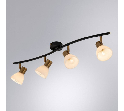 Спот Arte Lamp Falena A3117PL-4BK