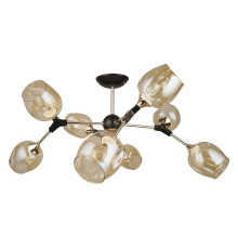 Люстра на штанге Arte Lamp Seppia 8 ламп A4211PL-8BK