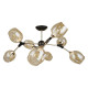 Люстра на штанге Arte Lamp Seppia 8 ламп A4211PL-8BK
