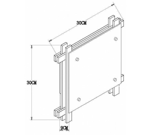 Накладной светильник Arte Lamp Archimede кракле A6462PL-2CK