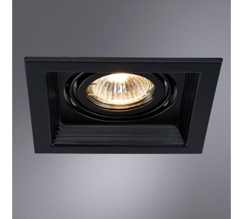Встраиваемый светильник Arte Lamp Canis A6661PL-1BK