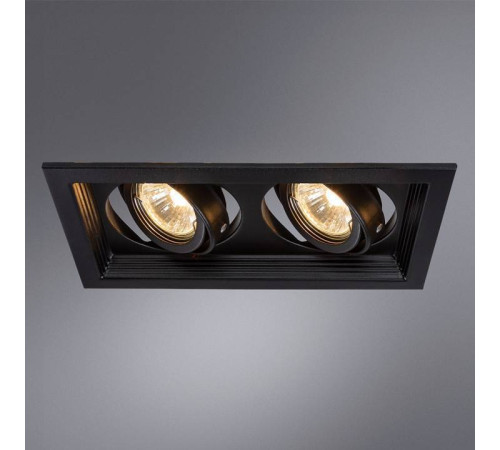 Встраиваемый светильник Arte Lamp Canis A6661PL-2BK