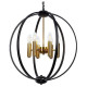 Подвесная люстра Arte Lamp Castula 6 ламп A7013SP-6BK