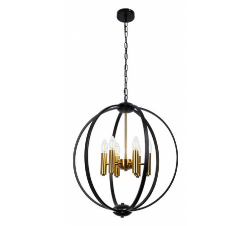 Подвесная люстра Arte Lamp Castula 6 ламп A7013SP-6BK