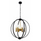 Подвесная люстра Arte Lamp Castula 6 ламп A7013SP-6BK