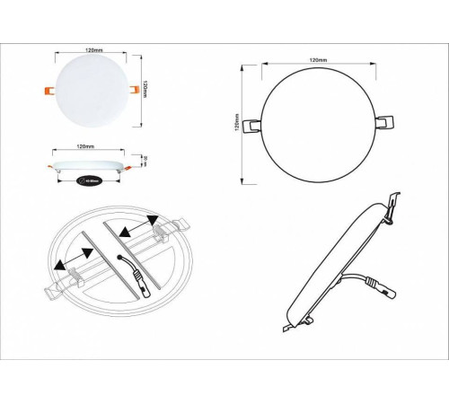 Встраиваемый светильник Arte Lamp Prior A7982PL-1WH