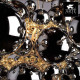 Подвесная люстра Arte Lamp Molecule 9 ламп A8313SP-9CC