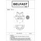 Накладной светильник Belfast Dublin 6002-W CH WH