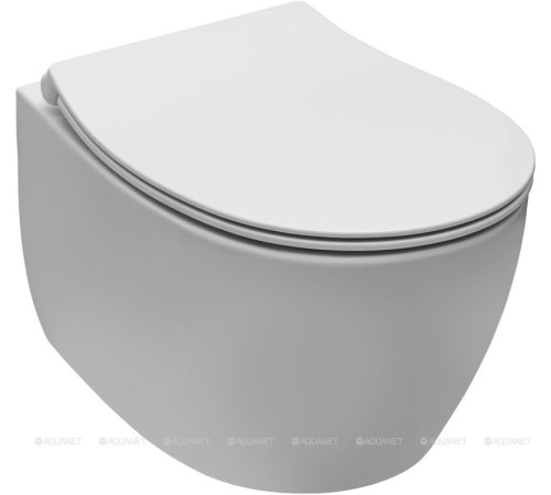 Унитаз подвесной Allen Brau FANTASY Rimless 510x363 мм белый матовый 4.11004.21