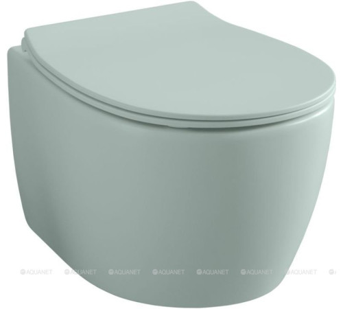 Унитаз подвесной Allen Brau FANTASY Rimless 510x363 мм мятный 4.11004.MT