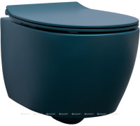 Унитаз подвесной Allen Brau Fantasy rimless без сиденья 510x363 мм петроль 4.11004.PT