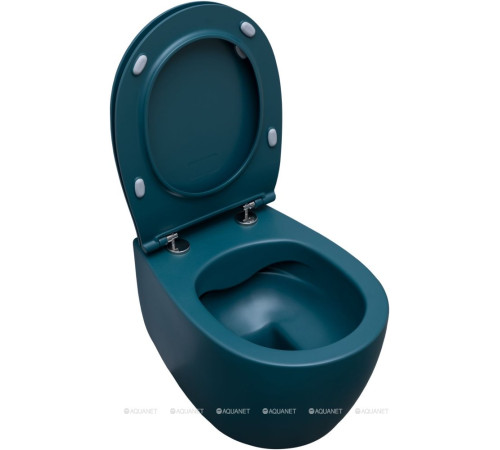 Унитаз подвесной Allen Brau Fantasy rimless без сиденья 510x363 мм петроль 4.11004.PT