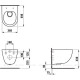 Унитаз подвесной Laufen Pro Compact 490х360 мм Rimless без сиденья 8.2096.5.000.000.1