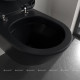 Унитаз подвесной Villeroy & Boch Antao 370x560 мм CeramicPlus цвет Pure Black 4674T0R7