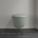 Унитаз подвесной Villeroy & Boch Antao 370x560 мм CeramicPlus цвет Morning Green 4674T0R8