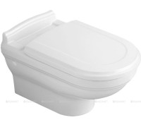 Унитаз подвесной Villeroy & Boch Hommage 600x370 мм CeramicPlus без сиденья 6661B0R1