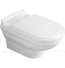 Унитаз подвесной Villeroy & Boch Hommage 600x370 мм CeramicPlus без сиденья 6661B0R1