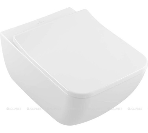 Унитаз подвесной Villeroy & Boch Venticello 375x560 мм CeramicPlus без сиденья 4611R0R1