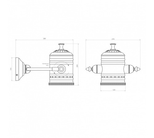 Бра Covali WL-30858