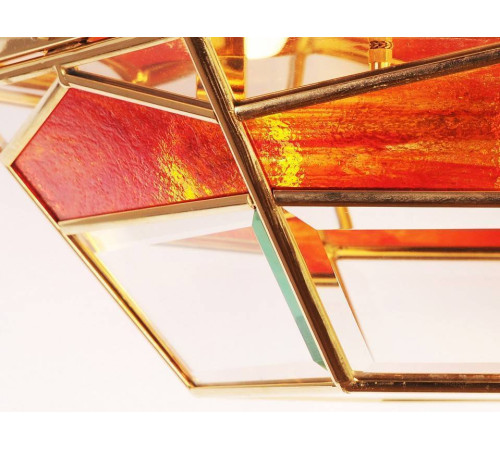 Накладной светильник Doge Luce 1007 1007/3PL-B.CRISTALLO M+ROSSO